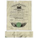 James Buchanan Naval Appointment Signed as President James Buchanan Naval appointment signed as