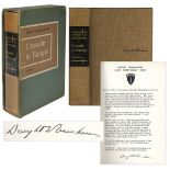 Dwight D. Eisenhower Signed D-Day Speech From ''Crusade in Europe'' -- Rare Signed Speech Is Very