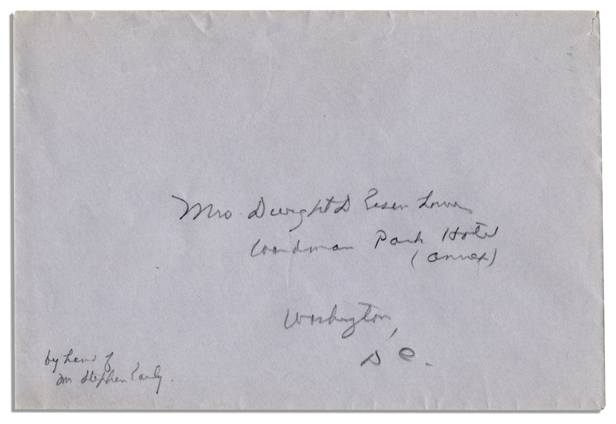General Dwight Eisenhower WWII Autograph Letter Signed to His Wife, Mamie From London -- ''...we - Image 4 of 4