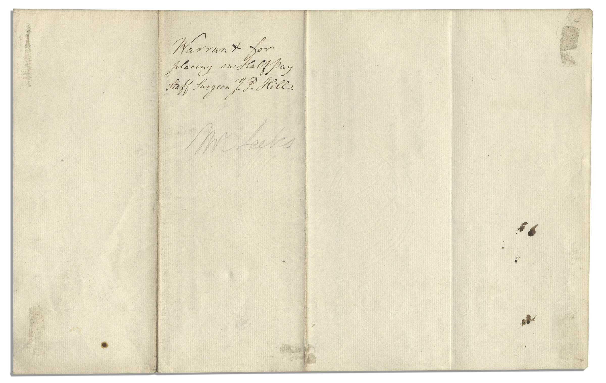 King George III Document Signed From 1812 -- With Bold & Large ''George PR'' Signature King George - Image 3 of 3
