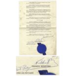 Rare Fidel Castro Document Signed as Cuba's Prime Minister in 1959, the ''Year of the Liberation''