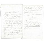Jenny Lind ''Swedish Nightingale'' Autograph Letter Signed Autograph letter signed by Jenny Lind,