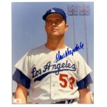 Don Drysdale 8'' x 10'' Photo Signed -- With PSA/DNA COA Don Drysdale photo signed. Color portrait