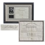 Ulysses S. Grant Document Signed as President Ulysses S. Grant document signed as President,