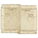 Viceroy of Peru Don Luis de Velasco, Marques de Salinas Document Signed in 1603 Viceroy of Peru, Don