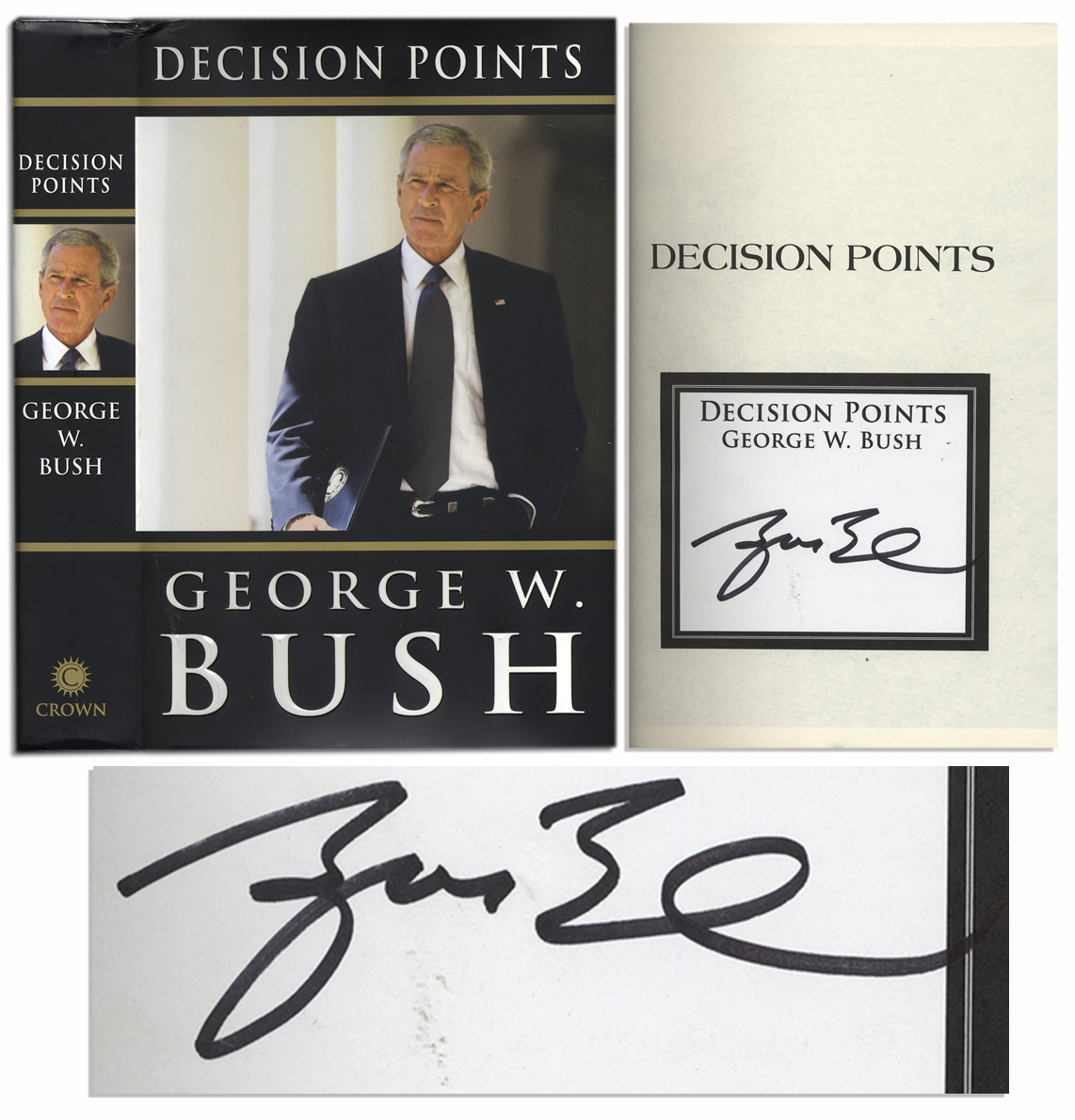 George W. Bush First Edition of ''Decision Points'' With Signed Bookplate President George W. Bush
