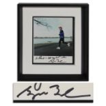 George W. Bush Signed Photo Jogging with His Dog George W. Bush signed photo. Image of the President