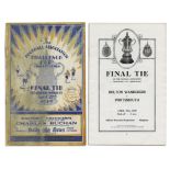 Program From the F.A. Cup Final in 1929 Between Bolton & Portsmouth Program from the F.A. Cup