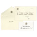 George H.W. Bush Typed Letter Signed as President -- ''...I'm sure he'll continue to do a great