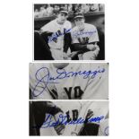 10'' x 8'' Joe DiMaggio and Ted Williams Signed Photo -- Bold, Blue Signatures -- With PSA/DNA COA