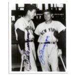 Joe DiMaggio and Ted Williams 8'' x 10'' Signed Photo -- With PSA/DNA COA Baseball Hall of Famers