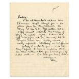 Dwight Eisenhower WWII Autograph Letter Signed -- ''...to anyone else my writing would merely