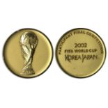 Original FIFA World Cup 2002 Participant Final Competition Medal Official FIFA 2002 World Cup