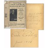 Calvin Coolidge Signed ''Have Faith in Massachusetts'' -- Signed as Governor of Massachusetts Calvin