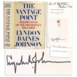 Lyndon B. Johnson Signed First Edition of His Memoir ''The Vantage Point'' Lyndon B. Johnson