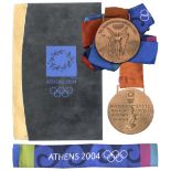 Bronze Medal From the 2004 Summer Olympics, Held in Athens, Greece Bronze medal from the XXVIII