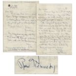 Two Rose Kennedy Autograph Letters Signed -- Rose Writes to Ethel Kennedy & Also Her Maid Unique
