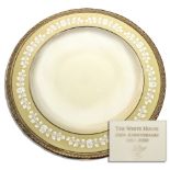 Clinton White House Used China -- Soup Plate by Lenox From the Year 2000 -- Fine White House used