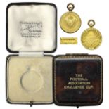 Gold F.A. Cup Runners-Up Medal Won by West Bromwich Albion Manager Fred Everiss in 1935 Gold F.A.