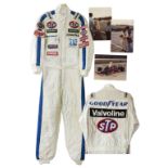 Indy 500 and worldwide racing champion Mario Andretti race-worn driver's suit from 1982, the year