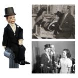Large, 20'' Charlie McCarthy ventriloquist puppetry doll, owned by Shirley Temple and given to her