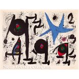 Joan Miró (Spanish, 1893-1983), "Untitled (Homentage à Joan Prats)", 1971, color lithograph,