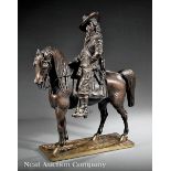 Carlo Marochetti (Italian, 1805?1868), "Charles I on Horseback", bronze, inscribed "Marochetti"