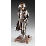 Continental Bronze Figure of Napoleon "L'Empéreur", 19th c., titled and inscribed "Susse Frères