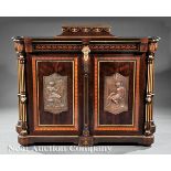 Fine American Neo?Grec Gilt Bronze?Mounted, Ebonized, Gilt Decorated and Inlaid Rosewood Parlor