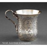 Large French Silver Cup, Louis Alexandre Braneau (or Brun), Paris, rue de Vert Bois, baluster?