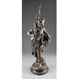 Henryk Kossowski, the Younger (Polish, 1855?1921), "Retour de Pêche", bronze, inscribed "