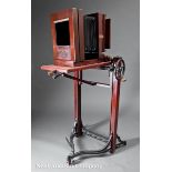 Eastman Kodak Company Model 9A View Camera and Stand, wood, glass and metal, labeled "No. 9A Century