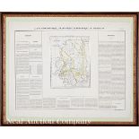 Antique French Map of Mississippi, "Carte Geographique, Statistique et Historique du Mississipi",