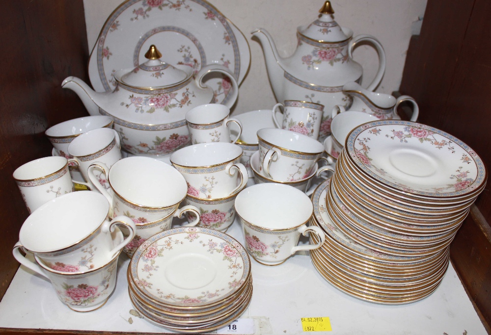 SECTION 18.  An extensive Royal Doulton 'Canton' pattern tea and coffee service of approximately