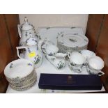 SECTION 26.  A Royal Tetton tea service of forty pieces decorated with forget-me-nots and a Royal