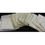 A quantity of Georgian, Victorian and Edwardian Indentures, Leases and other documents relating