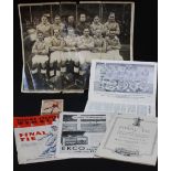 Portsmouth FC.  A 1939 FA Cup final program, Portsmouth v Wolves, (front cover detached and