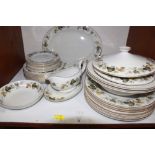 SECTION 11.  A Royal Doulton 'Larchmont', pattern dinner service of forty-five pieces.