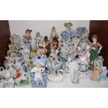 SECTION 14.  A large quantity of 19th century and later porcelain and pottery figures.