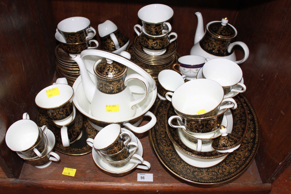 SECTION 56.  An extensive Wedgwood "Caernarvon" pattern tea, coffee and dinners service, including