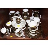 SECTION 56.  An extensive Wedgwood "Caernarvon" pattern tea, coffee and dinners service, including