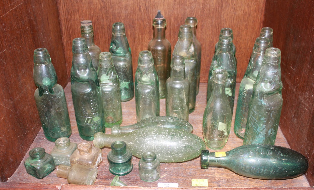 Section 48.  A quantity of "dug" aerated water, or cod bottles and various glass inkwells