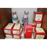 SECTION 21.  A collection of nine Royal Doulton 'Bunnykins' figures, all boxed and packaged,