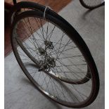 Old school wheels with Racelight hubs on Fiamme rims.