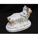 A large Royal Doulton porcelain group of Sleeping Beauty HN 4000, number 295/4950