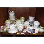 SECTION 33. A collection of assorted china ware including a Grosvenor China porcelain tea set, a