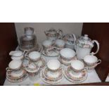 SECTION 8. A large Paragon 'Country Lane' tea set, with tea and coffee pots.