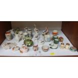 SECTION 13. A collection of Goss crested china including a WWI tank and a quantity of other china.