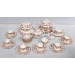 SECTION 2.  A Royal Worcester 'Royal Garden Elgar Pattern' dinner and tea service of forty-pieces.