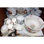 SECTION 20: A collection of assorted china ware and part tea sets.